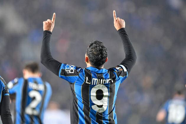 Atalanta v Bayer Leverkusen, UEFA Europa League, Bergamo, Italy Bergamo, Italy. 10th, March 2022. Luis Muriel (9) of Atalanta seen during the UEFA Europa League match between Atalanta and Bayer Leverkusen at Gewiss Stadium in Bergamo. Bergamo Italy  Copyright: xGonzalesxPhoto TommasoxFimianox