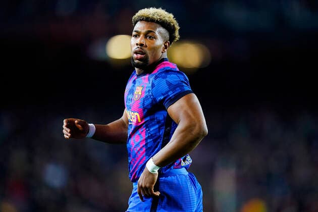 Sport Bilder des Tages ESP: FC Barcelona, Barca v Galatasaray SK. UEFA Europa League Adama Traore of FC Barcelona during the UEFA Europa League match between FC Barcelona v Galatasaray SK played at Camp Nou Stadium Stadium on March 10, 2022 in Barcelona, Spain. kpng Copyright: xSergioxRuizx xPRESSINPHOTOx PS_100322_026+