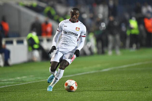 Atalanta v Bayer Leverkusen, UEFA Europa League, Bergamo, Italy Bergamo, Italy. 10th, March 2022. Moussa Diaby (19) of Bayer Leverkusen seen during the UEFA Europa League match between Atalanta and Bayer Leverkusen at Gewiss Stadium in Bergamo. Bergamo Italy  Copyright: xGonzalesxPhoto TommasoxFimianox