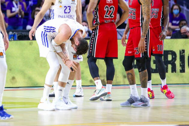 10th March 2022 Wizink Center Madrid, Spain Turkish Airlines Euroleague Basketball Spain, Real Madrid vs AX Armani Exchange Milan Rudy Fernandez Madrid Madrid Madrid Spain Basketball Copyright: xAlbaxPachecox xAgenciaxLOFx