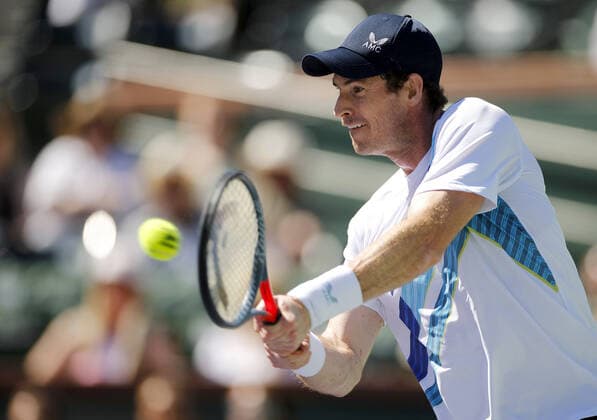 Mandatory Credit: Photo by Ella Ling Shutterstock (12844917cc) Andy Murray of GBR in action BNP Paribas Open, Tennis, Day 3, Indian Wells Tennis Garden, California, USA - 11 Mar 2022 BNP Paribas Open, Tennis, Day 3, Indian Wells Tennis Garden, California, USA - 11 Mar 2022  Copyright: xEllaxLing Shutterstockx 12844917cc