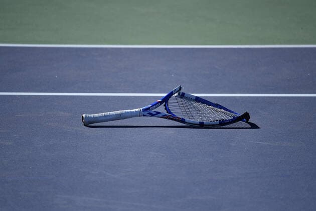 Benoit Paire racquet TENNIS : BNP Paribas Open 2022 - 11 03 2023 AntoineCouvercelle Panoramic 