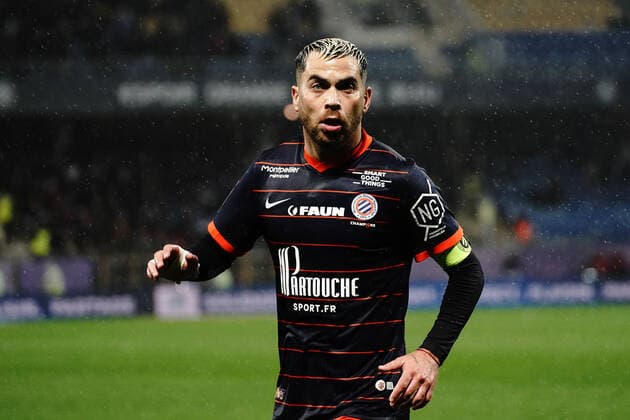 Teji Savanier (Montpellier FC) FOOTBALL : Montpellier vs OGC Nice - Ligue 1 Uber Eats - Montpellier - 12 03 2022 NorbertScanella Panoramic 
