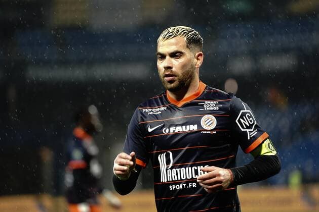 Teji Savanier (Montpellier FC) FOOTBALL : Montpellier vs OGC Nice - Ligue 1 Uber Eats - Montpellier - 12 03 2022 NorbertScanella Panoramic 