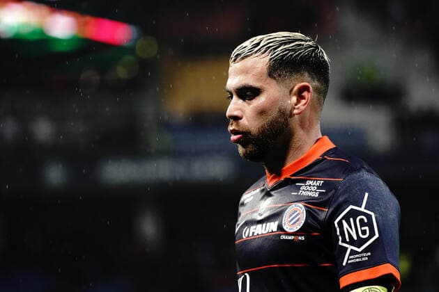 Teji Savanier (Montpellier FC) FOOTBALL : Montpellier vs OGC Nice - Ligue 1 Uber Eats - Montpellier - 12 03 2022 NorbertScanella Panoramic 