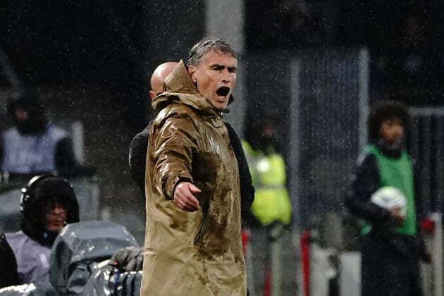 Olivier Dall Oglio (Entraineur de Montpellier FC) FOOTBALL : Montpellier vs OGC Nice - Ligue 1 Uber Eats - Montpellier - 12 03 2022 NorbertScanella Panoramic 
