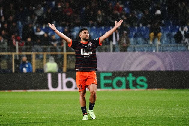 Jordan Ferri (Montpellier FC) FOOTBALL : Montpellier vs OGC Nice - Ligue 1 Uber Eats - Montpellier - 12 03 2022 NorbertScanella Panoramic 