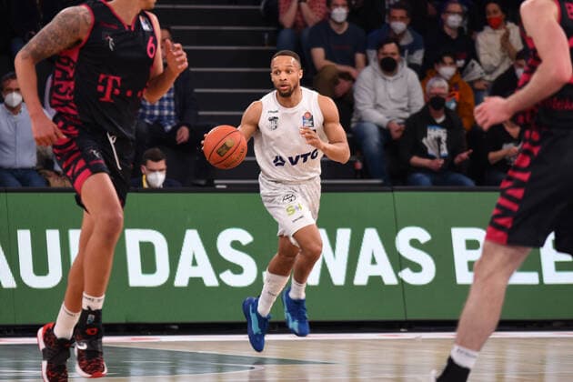 Basketball, 2022 season, easyCredit BBL, Hamburg Towers HAM Telekom Baskets Bonn BON , edel optics de Arena, 12 03 2022, 25 matchday Jaylon Brown 0, HAM For editorial use only Hamburg edel optics de Arena, Kurt Emmerich Platz, Wilhelmsburger Inselpark Hamburg Germany Copyright: xIMAGO. Lobeca RobertoxSeidelx