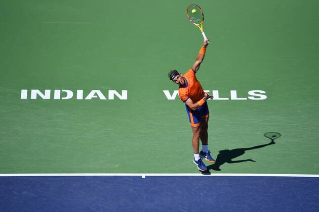 Rafael Nadal (Esp) TENNIS : BNP Paribas Open 2022 - 12 03 2023 AntoineCouvercelle Panoramic 