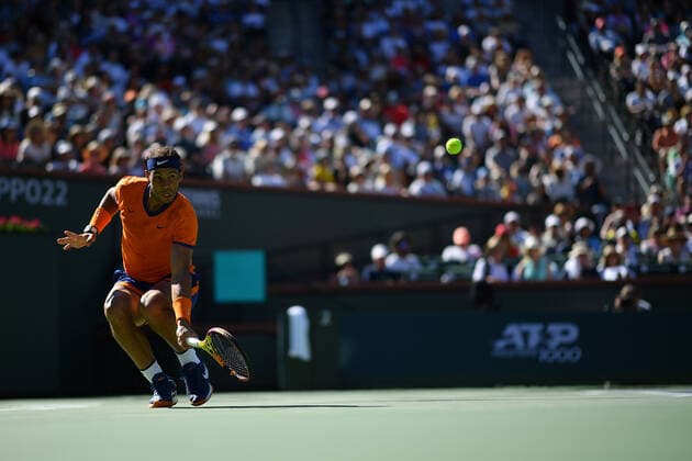 Rafael Nadal (Esp) TENNIS : BNP Paribas Open 2022 - 12 03 2023 AntoineCouvercelle Panoramic 