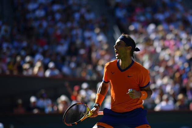 Rafael Nadal (Esp) TENNIS : BNP Paribas Open 2022 - 12 03 2023 AntoineCouvercelle Panoramic 