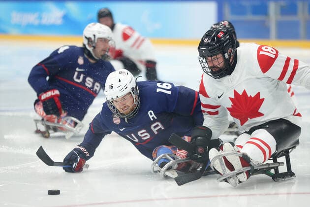 Paralympics, BEIJING 2022, Ice Hockey, Final, USA - Canada
