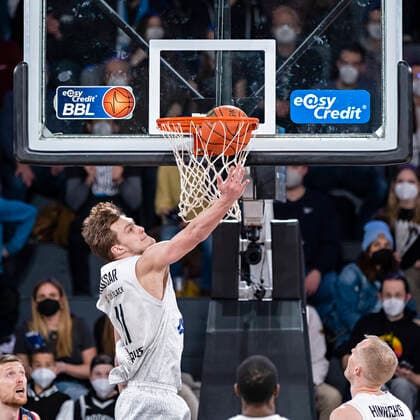 Maik Kotsar Towers 12 03 22, Hamburg, Hamburg Towers vs Telekom Baskets Bonn, easyCredit BBL, Basketball Bundesliga, 1 Liga, season 2021 2022, 25 matchday Â