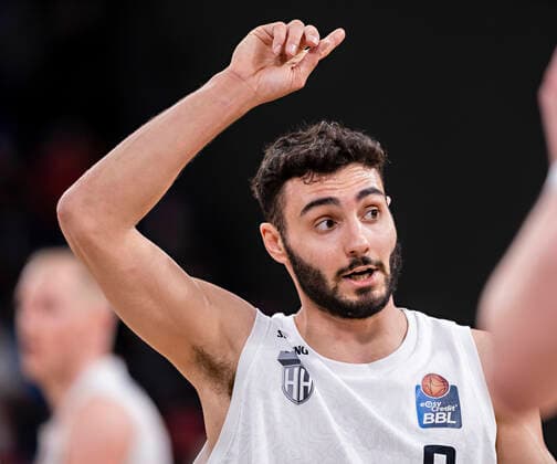 Max DiLeo Towers 12 03 22, Hamburg, Hamburg Towers vs Telekom Baskets Bonn, easyCredit BBL, Basketball Bundesliga, 1 Liga, season 2021 2022, 25 matchday Â