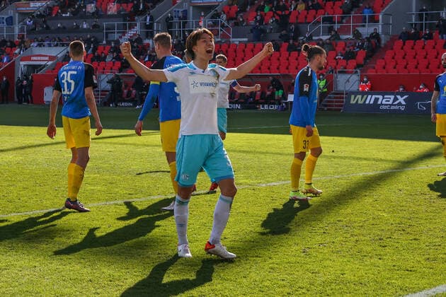 13 03 2022, football, 2021 2022 season, 2 Bundesliga, 26 matchday, FC Ingolstadt 04 FC Schalke 04, Ko Itakura FC Schalke 04 photo Tim Rehbein RHR FOTO Ingolstadt Audi Sportpark Bayern Germany xRHR FOTO TRx