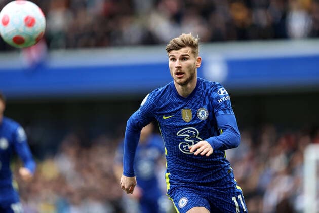 Chelsea gegen Newcastle 13. März 2022, London Premier League Fußball Chelsea gegen Newcastle United Timo Werner von Chelsea Foto Charlotte Wilson Abseits London UK  Copyright: xCharlottexWilsonx xOffsidexOffside
