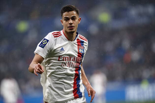 Romain Faivre (Olympique Lyonnais) FOOTBALL : Olympique Lyonnais vs Stade Rennais - Ligue 1 Uberteat - 13 03 2022 AurelienMorissard Panoramic 