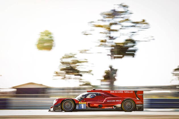 Bilder des Jahres 2022, Sport 03 März Sport Themen der Woche KW10 Sport Bilder des Tages 01 WADOUX Lilou (fra), OGIER Sebastien (fra), MILESI Charles (fra), Richard Mille Racing Team, Oreca 07 - Gibson, action during the Official Prologue of the 2022 FIA World Endurance Championship on the Sebring International Raceway from March 12 to 13, in Sebring, Florida, United States of America - AUTO - FIA WEC - OFFICIAL PROLOGUE 2022 - SEBRING DPPI Panoramic  02222002__F2_4162