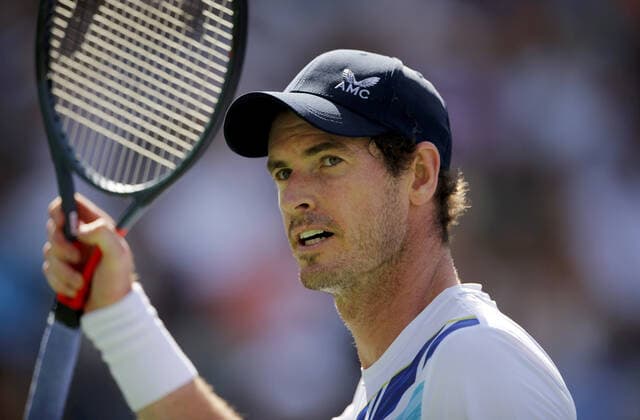 Mandatory Credit: Photo by Ella Ling Shutterstock (12845054aw) Andy Murray of GBR celebrates BNP Paribas Open, Tennis, Day 5, Indian Wells Tennis Garden, California, USA - 13 Mar 2022 BNP Paribas Open, Tennis, Day 5, Indian Wells Tennis Garden, California, USA - 13 Mar 2022  Copyright: xEllaxLing Shutterstockx 12845054aw