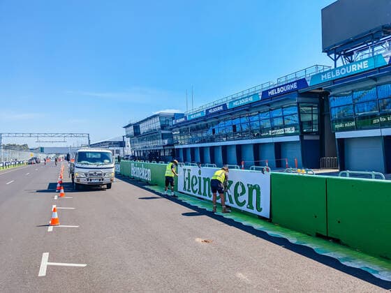 Formula 1, Australian GP, set-up work