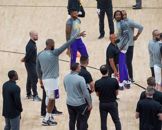 Phoenix, Arizona, March 13th 2022: Lebron James ( 6 Los Angeles Lakers)& xA