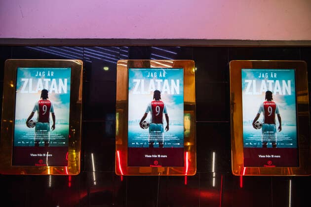 Football, Zlatan Ibrahimovic, I am Zlatan film premiere in Stockholm