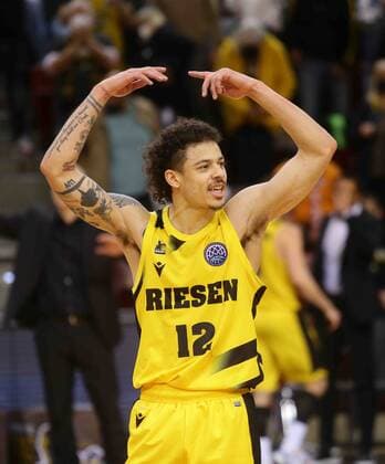 Ludwigsburg , Basketball Champions League Top 16 , MHP Riesen Ludwigsburg vs Galatasaray Nef , Jonah Radebaugh Giants