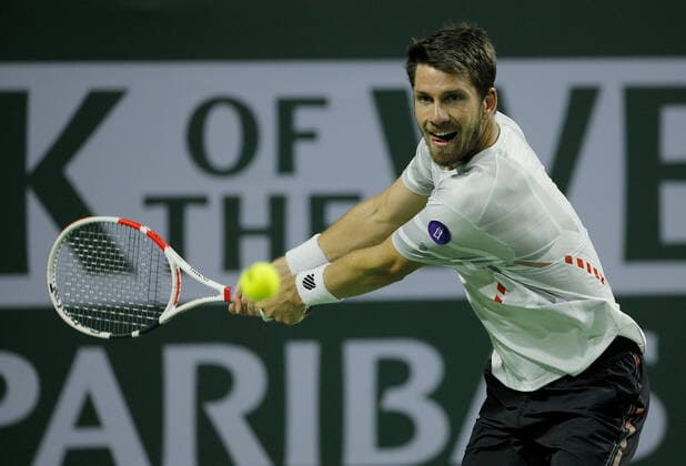 Mandatory Credit: Photo by Ella Ling Shutterstock (12845056dr) Cameron Norrie of GBR in action BNP Paribas Open, Tennis, Day 6, Indian Wells Tennis Garden, California, USA - 14 Mar 2022 BNP Paribas Open, Tennis, Day 6, Indian Wells Tennis Garden, California, USA - 14 Mar 2022 Copyright: xEllaxLing Shutterstockx 12845056dr