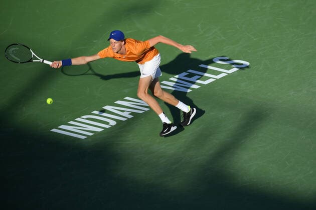 Jannik Sinner TENNIS : BNP Paribas Open 2022 - 14 03 2023 AntoineCouvercelle Panoramic 