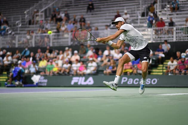 Benjamin Bonzi TENNIS : BNP Paribas Open 2022 - 14 03 2023 AntoineCouvercelle Panoramic 