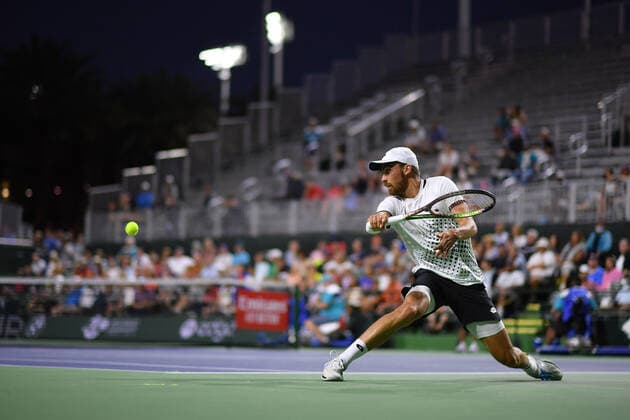Benjamin Bonzi TENNIS : BNP Paribas Open 2022 - 14 03 2023 AntoineCouvercelle Panoramic 