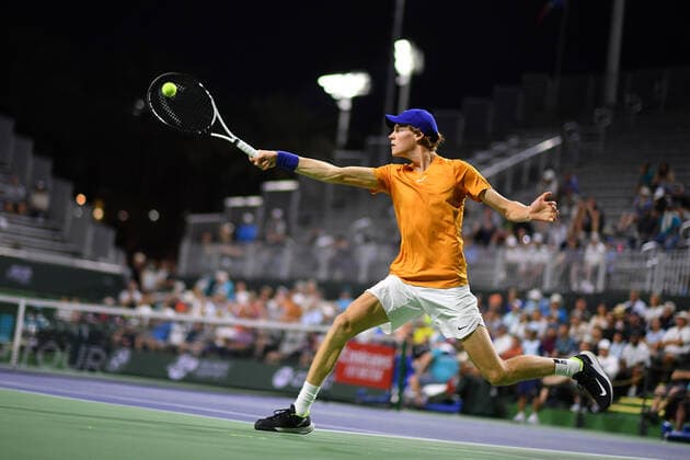 Jannik Sinner TENNIS : BNP Paribas Open 2022 - 14 03 2023 AntoineCouvercelle Panoramic 