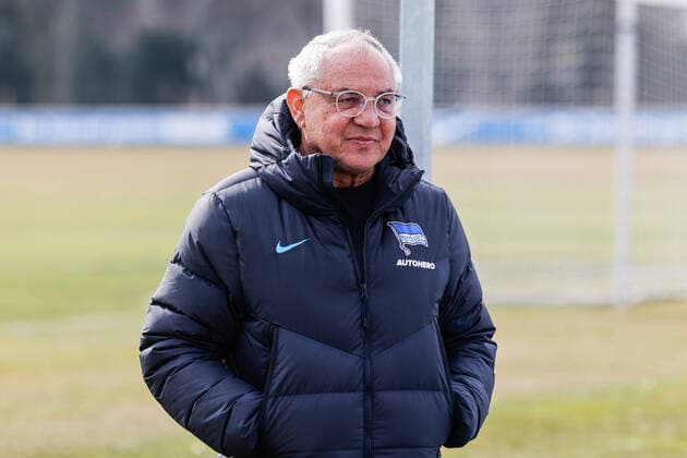 Head coach Felix Magath at Hertha BSC training in the morning on 15 03 22 in Berlin Hertha BSC training with new head coach Felix Magath in Berlin