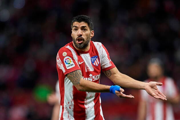 Club Atletico de Madrid v Cadiz CF - La Liga Santander Luis Suarez of Atletico Madrid reacts during the La Liga Santander match between Club Atletico de Madrid and Cadiz CF at Estadio Wanda Metropolitano on March 11, 2022 in Madrid, Spain. Madrid Spain  Copyright: xJosexBretonx originalFilename:breton-clubatle220311_npEqU.jpg