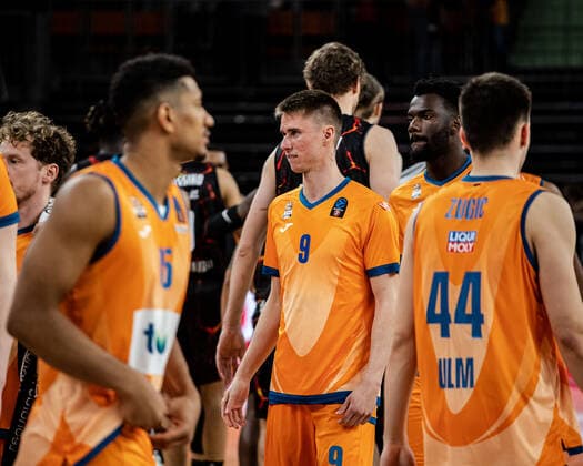Gran Canaria wins with 94 93 final score against Ratiopharm Ulm Disappointed Ulm Ratiopharm Ulm vs Gran Canaria, 7DAYS Eurocup Basketball, 15 match day, 15 03 2022 Ratiopharm Ulm vs Gran Canaria, 7 Days Eurocup Basketball, 15 match day New Ulm Copyright: xEibner-Pressefoto RogerxBuerkex EP_EER