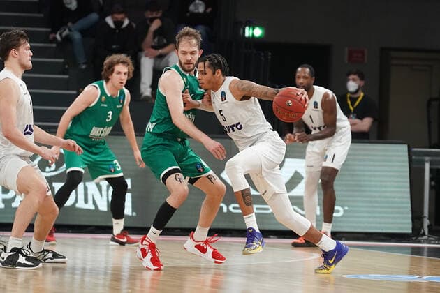 Basketball EuroCup 2021 2022, Hamburg Towers vs Slask Wroclaw, Hamburg 16 03 2022 Basketball EuroCup 2021 2022, Hamburg Towers vs Slask Wroclaw, Hamburg 16 03 2022 Copyright: xBEAUTIFULxSPORTS Mohwinkelx