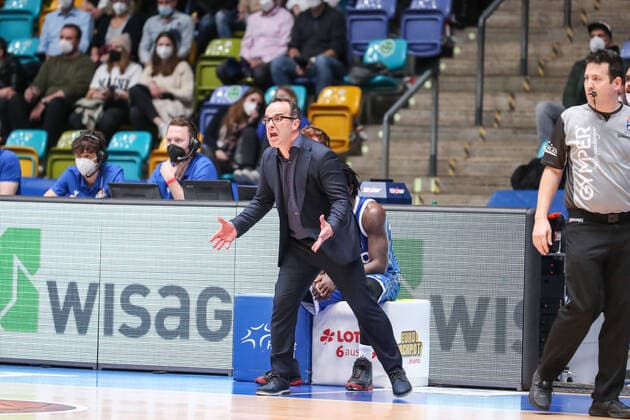 Diego Ocampo, HC Fraport Skyliners , , GER,Basketball, BBL, Fraport Skyliners vs s Oliver Würzburg,16 03 2022 Frankfurt, Germany Copyright: xEibner-Pressefoto UlrichxScherbaumx EP_usm