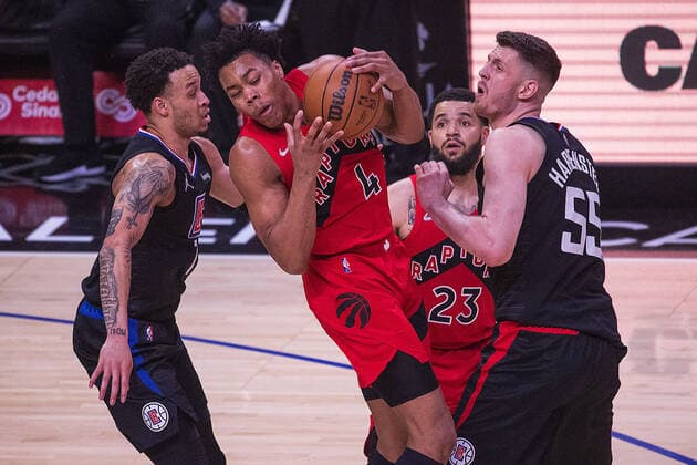 Basketball, NBA, Los Angeles Clippers - Toronto Raptors
