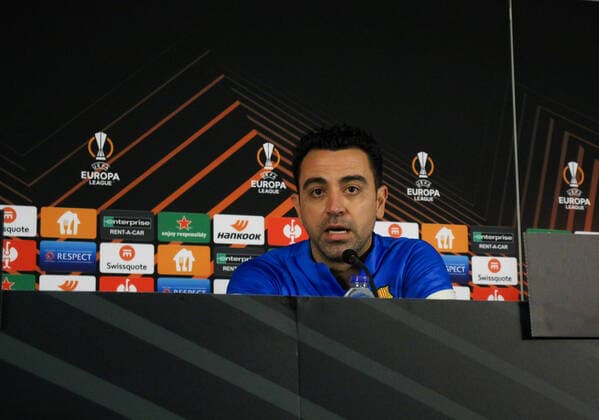 Football, EL, FC Barcelona, Press conference
