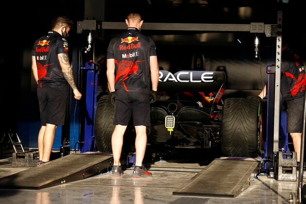 Red Bull Racing RB18, F1 Grand Prix of Bahrain at Bahrain International Circuit on March 17, 2022 in Sakhir, Bahrain Photo by HOCH ZWEI Sakhir Bahrain