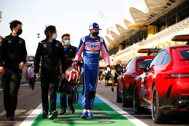 31 Esteban Ocon FRA, BWT Alpine F1 Team , F1 Grand Prix of Bahrain at Bahrain International Circuit on March 17, 2022 in Sakhir, Bahrain Photo by HOCH ZWEI Sakhir Bahrain