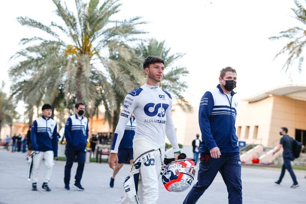 10 Pierre Gasly FRA, Scuderia AlphaTauri , F1 Grand Prix of Bahrain at Bahrain International Circuit on March 17, 2022 in Sakhir, Bahrain Photo by HOCH ZWEI Sakhir Bahrain