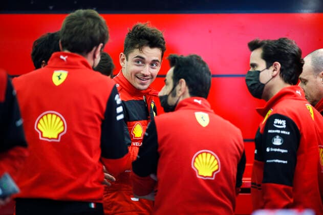 16 Charles Leclerc MCO, Scuderia Ferrari , F1 Grand Prix of Bahrain at Bahrain International Circuit on March 17, 2022 in Sakhir, Bahrain Photo by HOCH ZWEI Sakhir Bahrain
