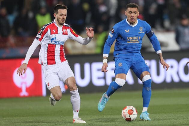 Football, EL, Red Star Belgrade - Glasgow Rangers