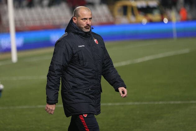 Dejan Stankovic coach football Crvena zvezda Red star vs Glasgow Rangers UEFA Europa League match, Rajko Mitic stadium, Belgrade 17.03.2022. Photo: Marko Metlas MN PRESS MarkoxMetlas 