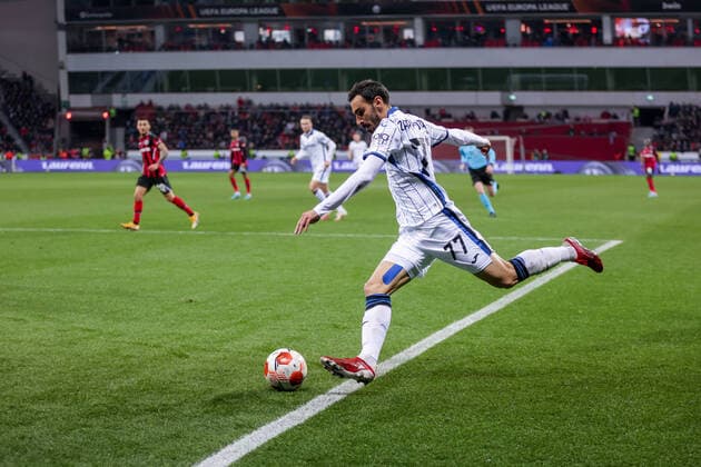 17 03 2022, Football, 2021 2022 season, UEFA Europa League, Round of 16, Second leg, Round 2 2, Bayer Leverkusen Atalanta Bergamo, Davide Zappacosta Atalanta Bergamo , Photo Dennis Ewert RHR PHOTO xRHR PHOTO DEx