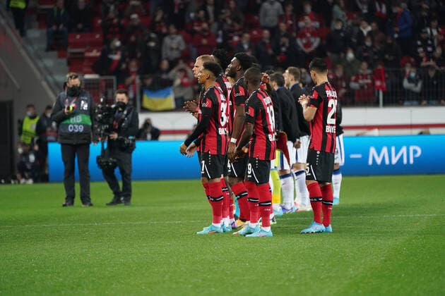 GER, UEFA EL Bayer 04 Leverkusen GER vs Atalanta Bergamo ITA 17 03 2022, BayArena, Leverkusen, Europalegue, group phase, matchday 5, GER, UEFA EL Bayer 04 Leverkusen GER vs Atalanta Bergamo ITA , in picture crowd nordphotoxGmBHx xMeuter nph00351