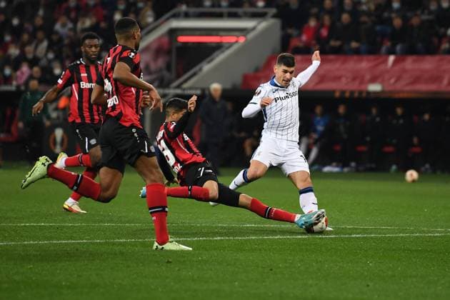 Leverkusen, Germany - 17 March 2022: Ruslan Malinovskyi. The match of UEFA Europa League Bayer Leverkusen vs Atalanta Bergamo Copyright: xVITALIIxKLIUIEVx