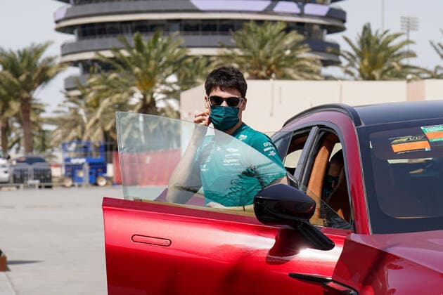 FORMULA 1 GULF AIR BAHRAIN GRAND PRIX 2022, 17 03 2022 Bahrain International Circuit, Sakhir, Bahrain on 17 March 2022 Lance Stroll 18 (CAN), Aston Martin AMR22 during the FORMULA 1 GULF AIR BAHRAIN GRAND PRIX 2022, Eleanor Hoad Editorial Use Only Copyright: xEleanorxHoadx ESM-0400-0055