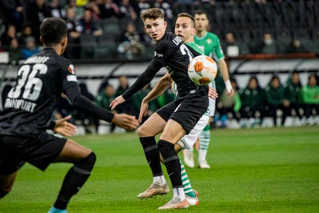UEFA Europa League, Eintracht Frankfurt vs Real Betis Sevilla, Frankfurt, Deutsche Bank Park, 17 3 2022 Jesper Lindström Eintracht Frankfurt 29 , Eintracht Frankfurt vs Real Betis Sevilla, Frankfurt, Deutsche Bank Park, 17 3 2022 Copyright: xBEAUTIFULxSPORTS Gawlikx